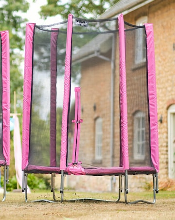 Plum Junior Springsafe 4ft Trampoline & Enclosure - Pink
