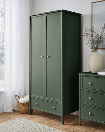 Darcy Bobbin Trim Double Wardrobe
