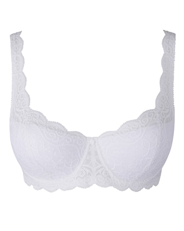 Triumph Amourette Half Pad Balcony Wired Bra White