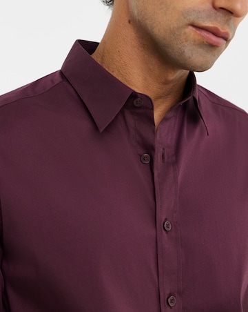 Cotton Stretch Mercerised Shirt Long