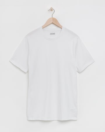 Pure Cotton Crew Neck T-Shirt- White