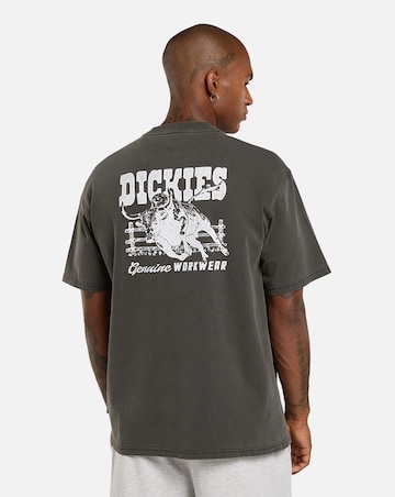 Dickies Short Sleeve Buchtell Back Graphic T-Shirt - Black