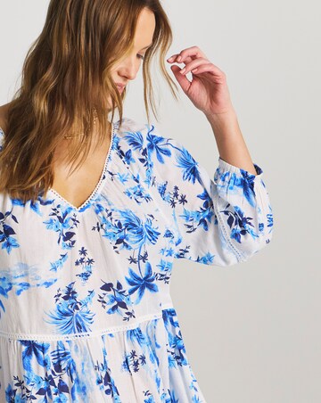 Figleaves Lisbon Tiered Mini Beach Dress