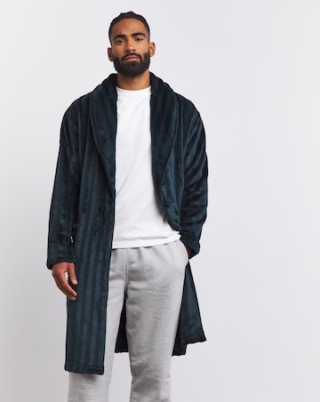 Clipped Fleece Dressing Gown