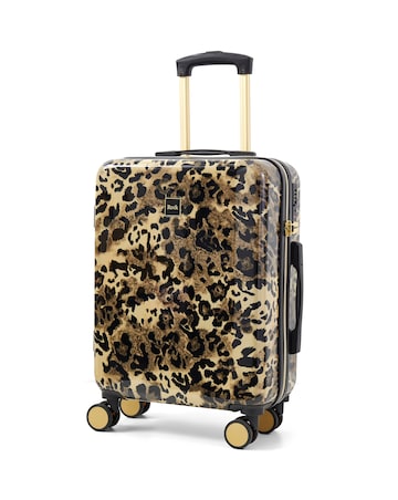 Rock Savannah Leopard 3pc Suitcase Set