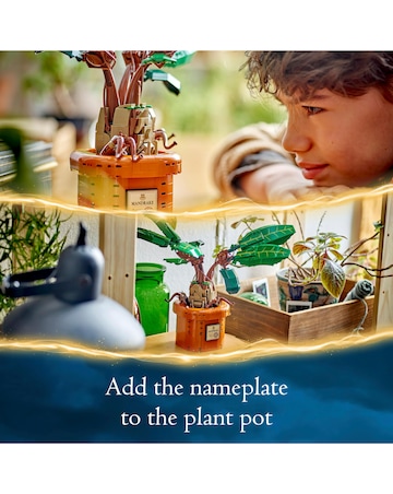 LEGO Harry Potter Mandrake Plant Toy, Magical Gift 76433