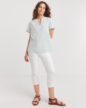 Julipa Short Sleeve Pure Cotton Blouse