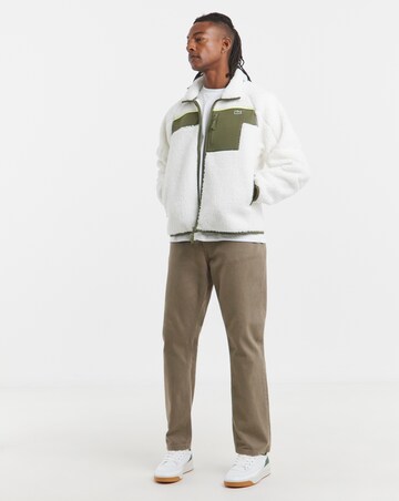 Lacoste Colourblock Fleece - White