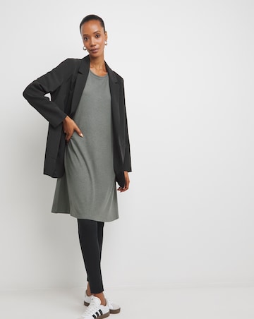 Soft Touch Marl Pocket Short Dress