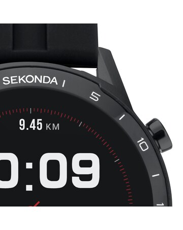 Sekonda Black Strap Smart Watch