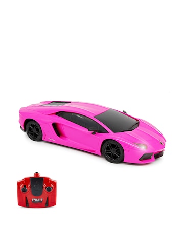 CMJ 1:24 Scale Lamborghini Aventador Pink RC Car