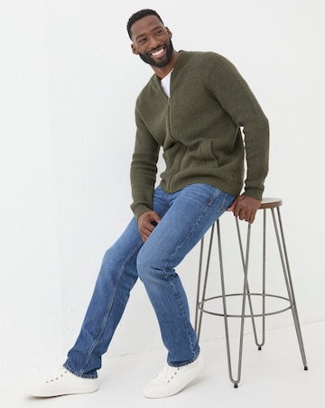 Fatface Knitted Bomber