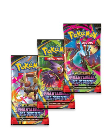 Pokemon TCG: Mega Evolution Phantasmal Flames - 3 Pack