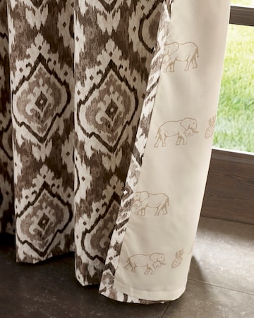 Pineapple Elephant Suri Curtains