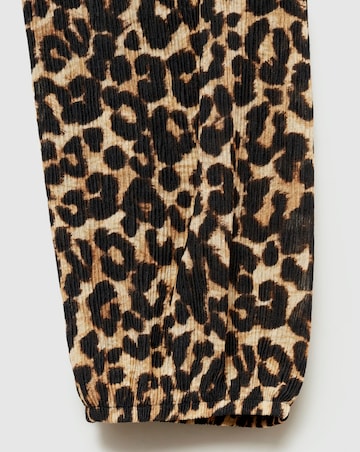 Mango Leopard Print Blouse
