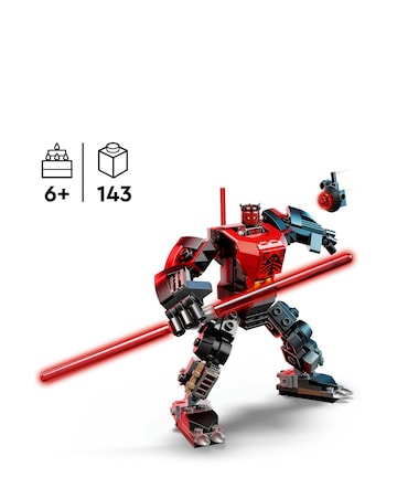 LEGO Star Wars: The Clone Wars Darth Maul Mech Building Toy for Kids 75411