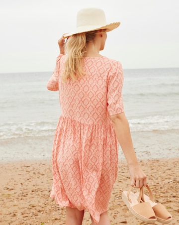 Joules Norah Ditsy Print Square Neck Dress