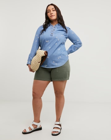 Embroidered Western Shirt