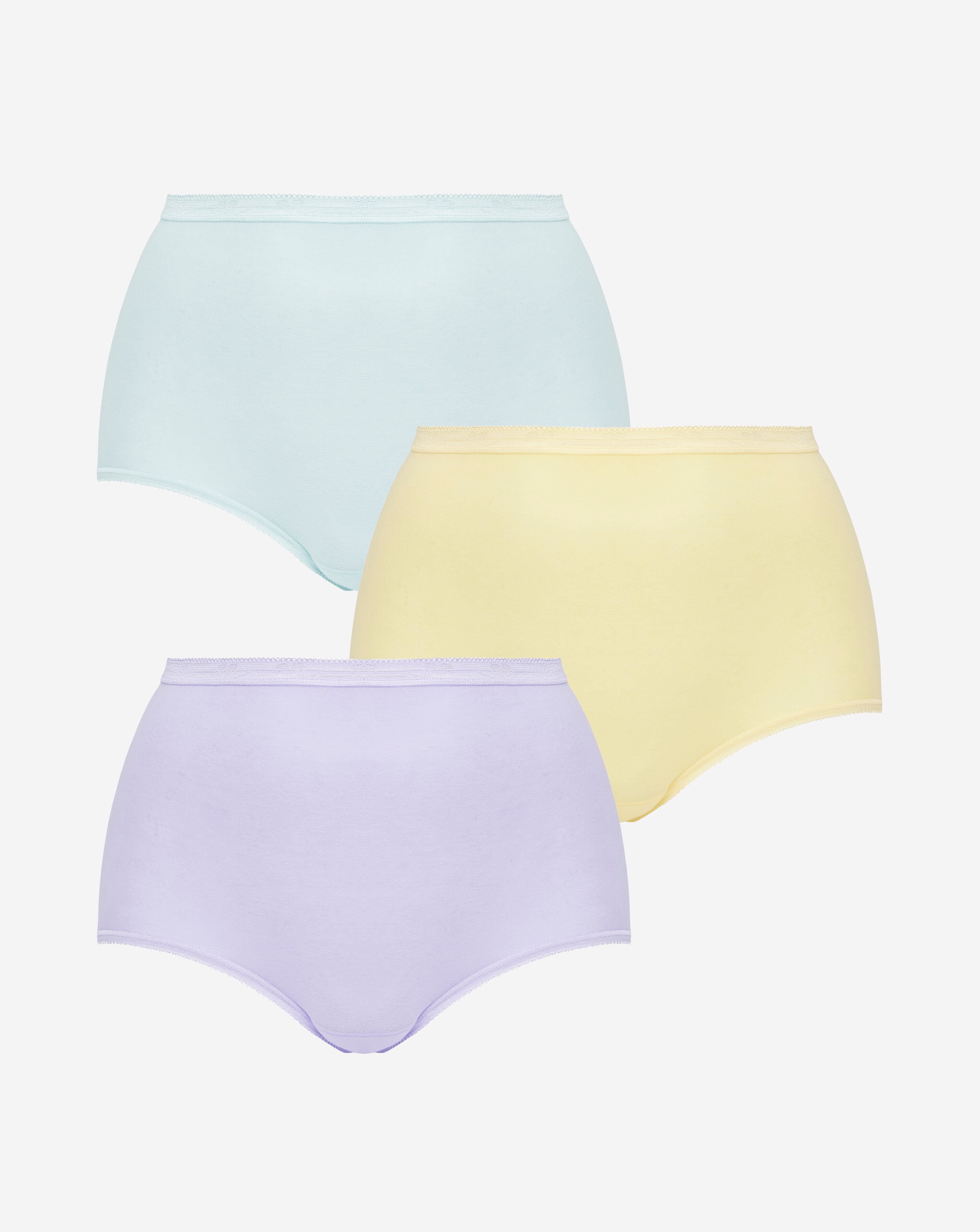 Sloggi (3 Pack) Cotton Basic Maxi Knicker, Brights or Pastels