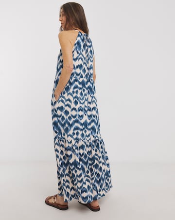 Soft Touch Jersey Halter Neck Maxi Dresss