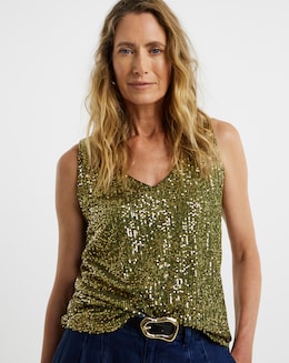 Sequin Vest