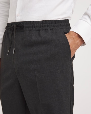 Charcoal Elasticated Jogger Trouser