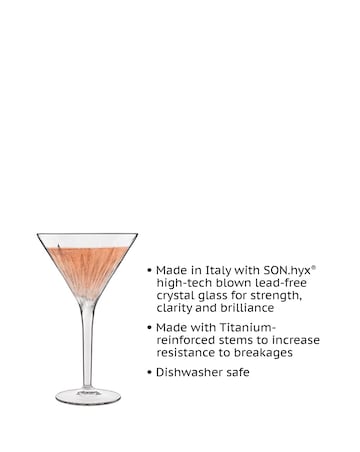 Luigi Bormioli Mixology Set Of 4 Martini Glasses