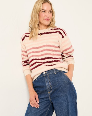 FatFace Solange Stripe Crew Jumper