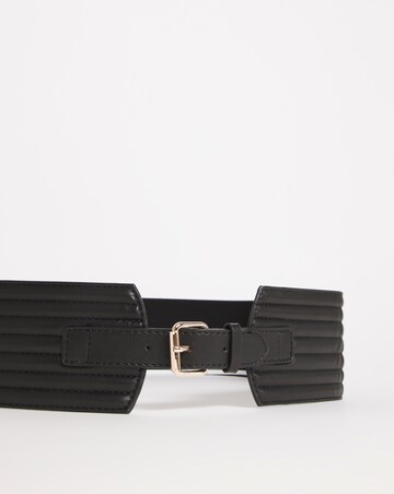 Quilted Wide Waist Belt