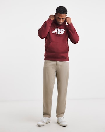 New Balance Essentials Logo Brushed Hoodie