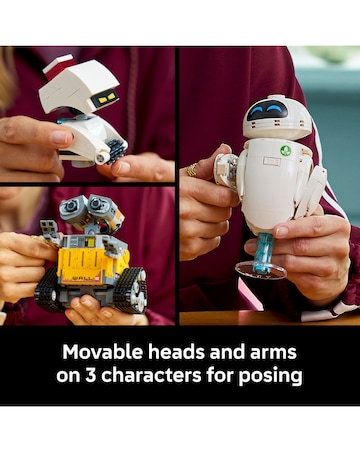 LEGO Disney and Pixar WALL-E and EVE Animated Film Fantasy Building Set 43279