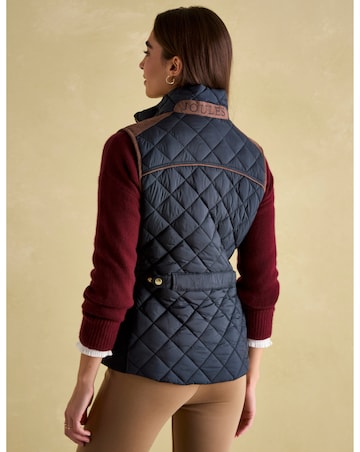 Joules Braemar Luxe Diamond Quilted Gilet