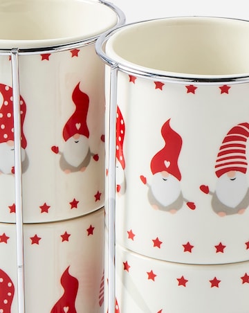 Garrie Gonk Set of 4 Stacking Mugs