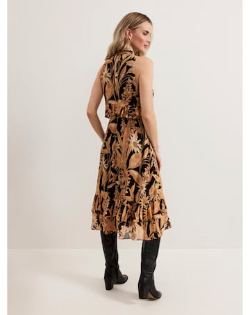 Phase Eight Alma Printed Double Layer Dress