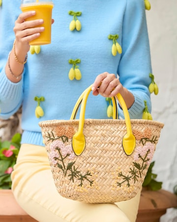 Joe Browns Embroidered Basket Bag