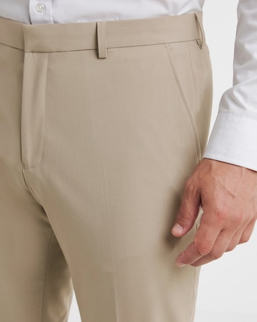 Tapered Fit Flat Front Stretch Trouser