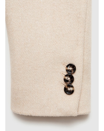 Mango Double Breasted Wool Coat