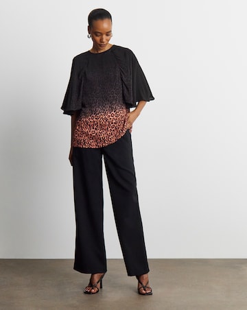 Joanna Hope Leopard Print Blouse