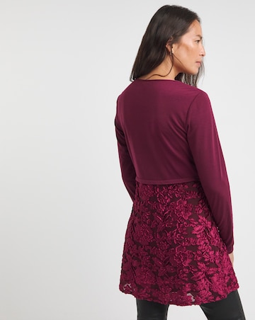 Joe Browns Berry Merry Devore Tunic