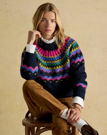Joules Charlie Fairisle Knitted Jumper