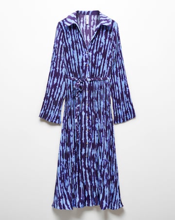 Mango Thea Tie Dye Shirt Dress