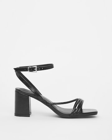 Forli Strappy Asymmetric Heeled Sandals - Extra Wide Fit (EEE)