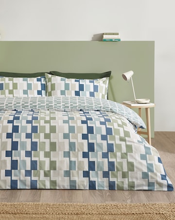 Catherine Lansfield Bryson Geo Duvet Cover Set