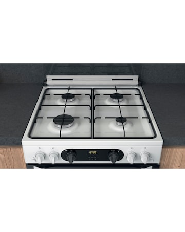 Hotpoint HDM67G0CCW/UK 60cm Gas Double Cooker + INSTALLATION