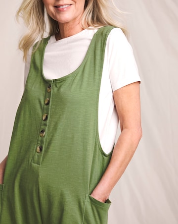 Julipa Pure Cotton Jersey Dungaree