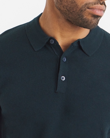 Value Knitted Long Sleeve Polo