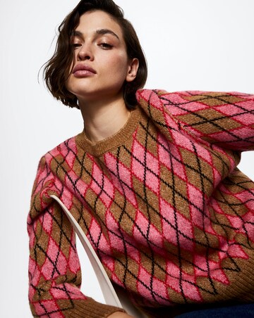 Mango Rhombus Design Sweater