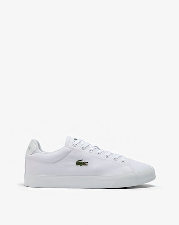 Lacoste Lerond Set Canvas Trainers - White