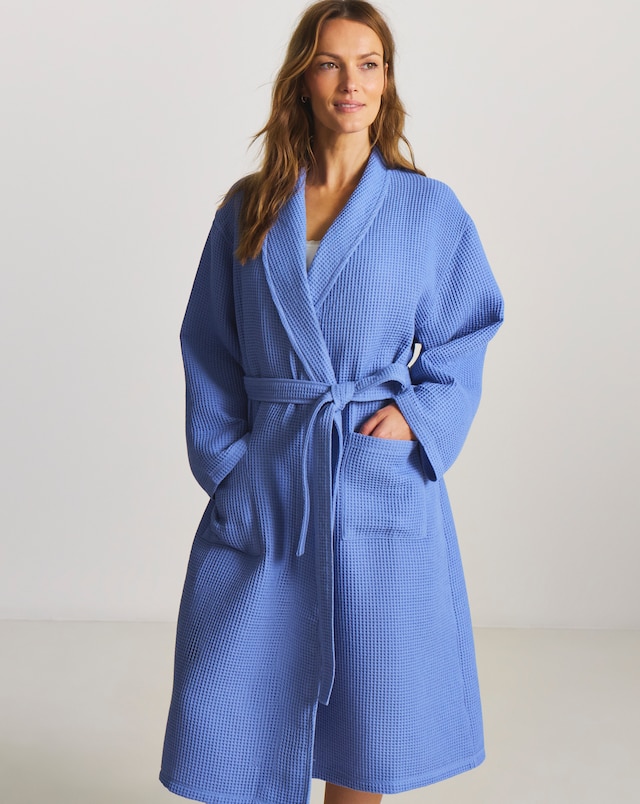 Pretty Secrets Waffle Dressing Gown