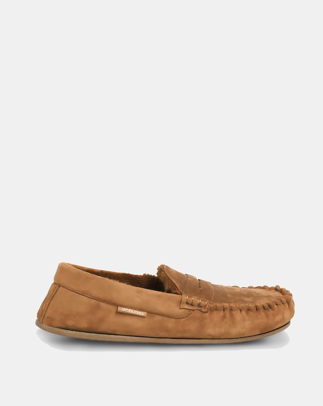 Jack & Jones Mark Moccasin Slipper - Natural